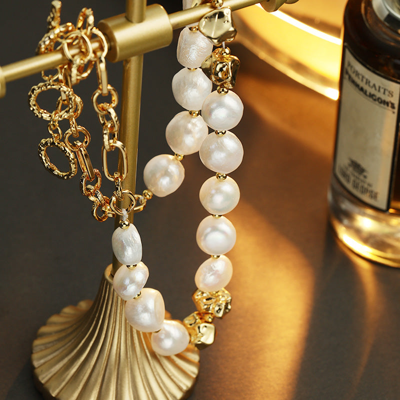 S2783N1 Pearl Sweater Chain Long Necklace Choker fine handmade gifts