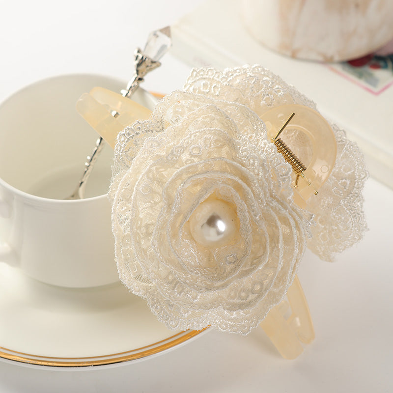S2843H1 Flower Anti-Slip Hair accessories Hair Clip Claw Clip fine handmade gifts