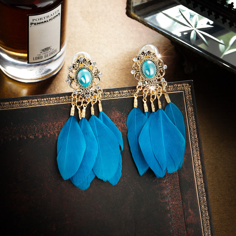 S1756E flower Earring Stud Ear Accessories fine handmade gifts