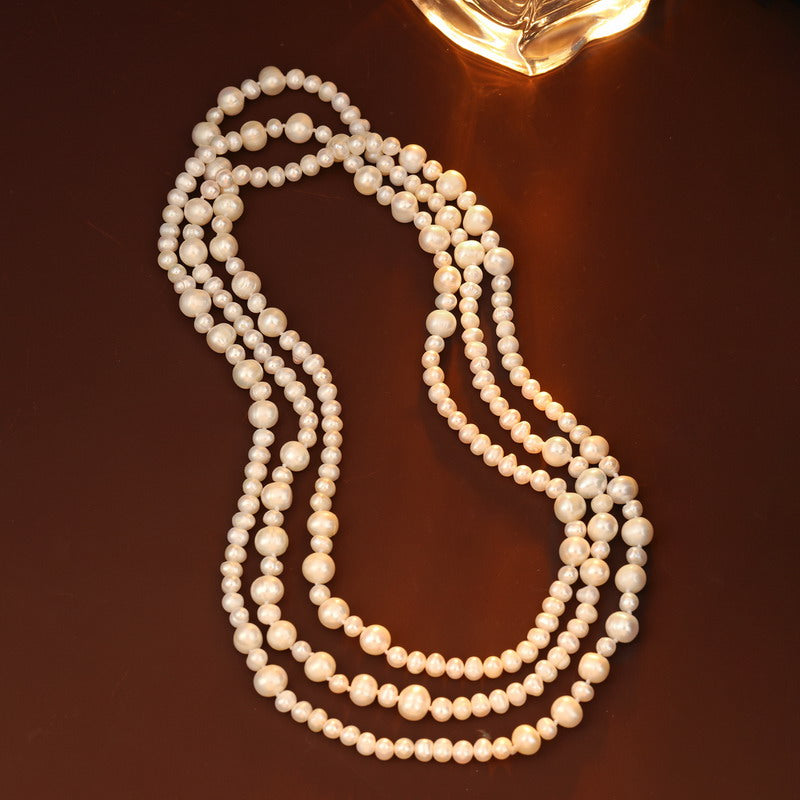 S2576N1 Pearl Long Necklace Sweater chain fashion handmade gifts