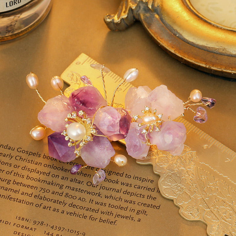 S2275B1 pearl Flower brooch Scarf Buckle fine handmade gifts