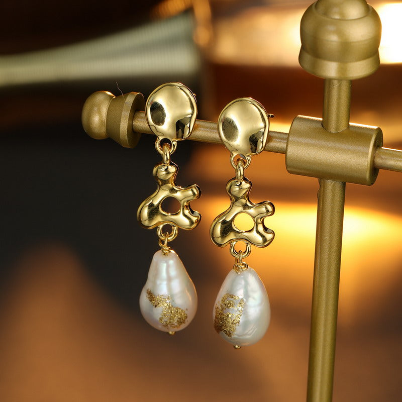 S4877E1 Pearl Earrings Stud Ear Accessories fine handmade gifts