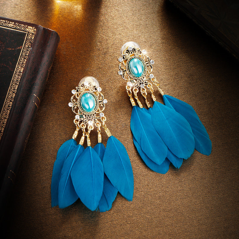 S1756E flower Earring Stud Ear Accessories fine handmade gifts