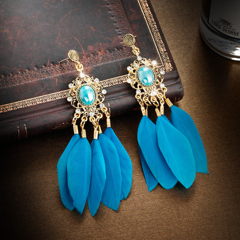 S1756E flower Earring Stud Ear Accessories fine handmade gifts