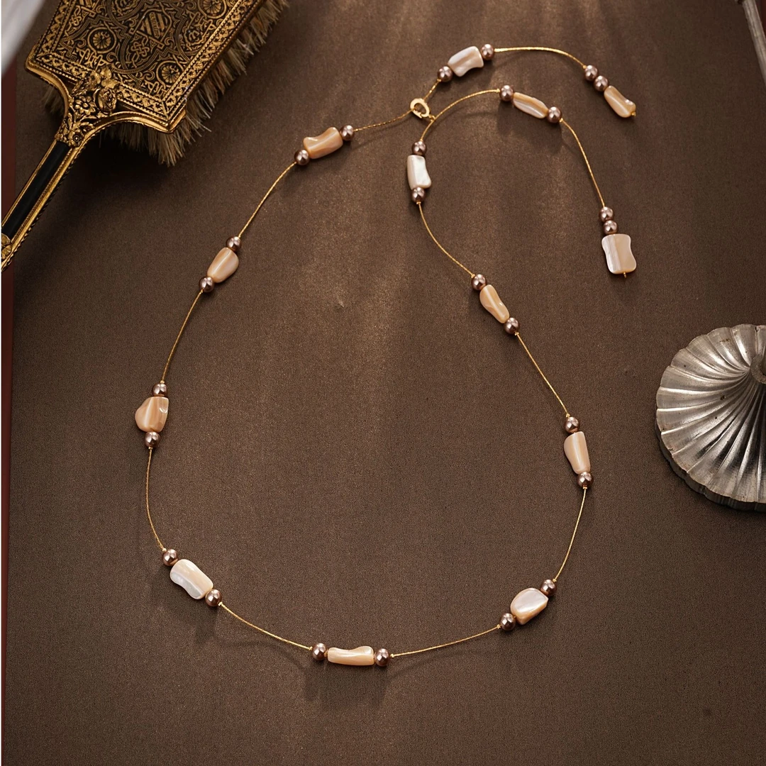 S2847N1 Sweater Chain Long Necklace Choker fine handmade gifts