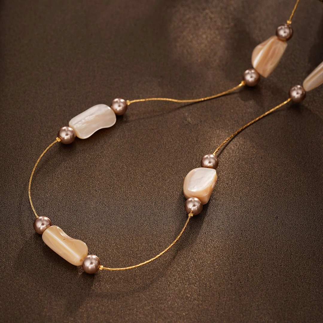 S2847N1 Sweater Chain Long Necklace Choker fine handmade gifts