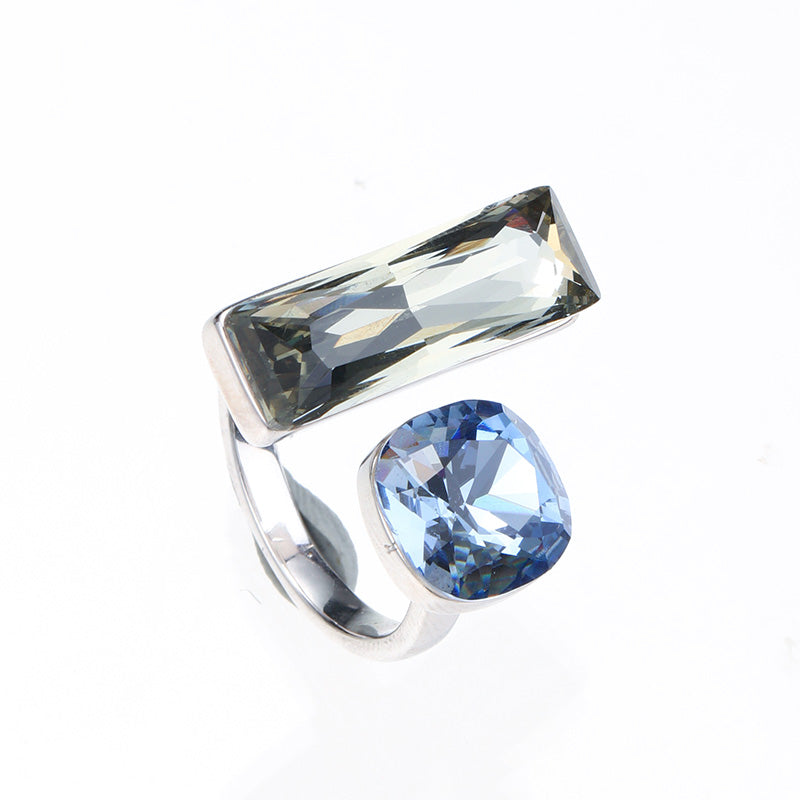 S2174R1 adjustable one-size-fits-all Engagement Ring simple elegant fine handmade gifts