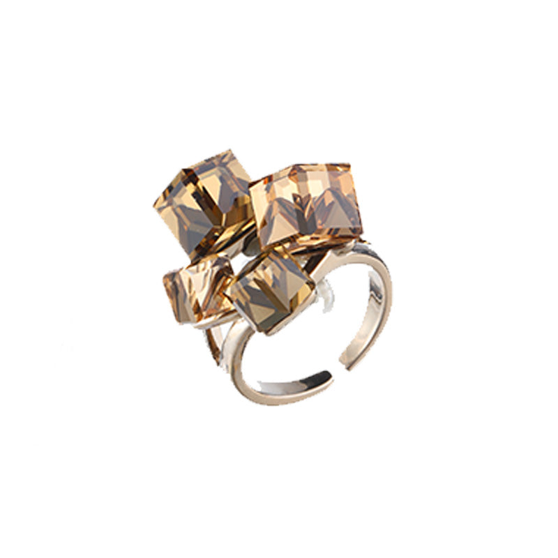 S2165R1 adjustable one-size-fits-all Engagement Ring simple elegant fine handmade gifts