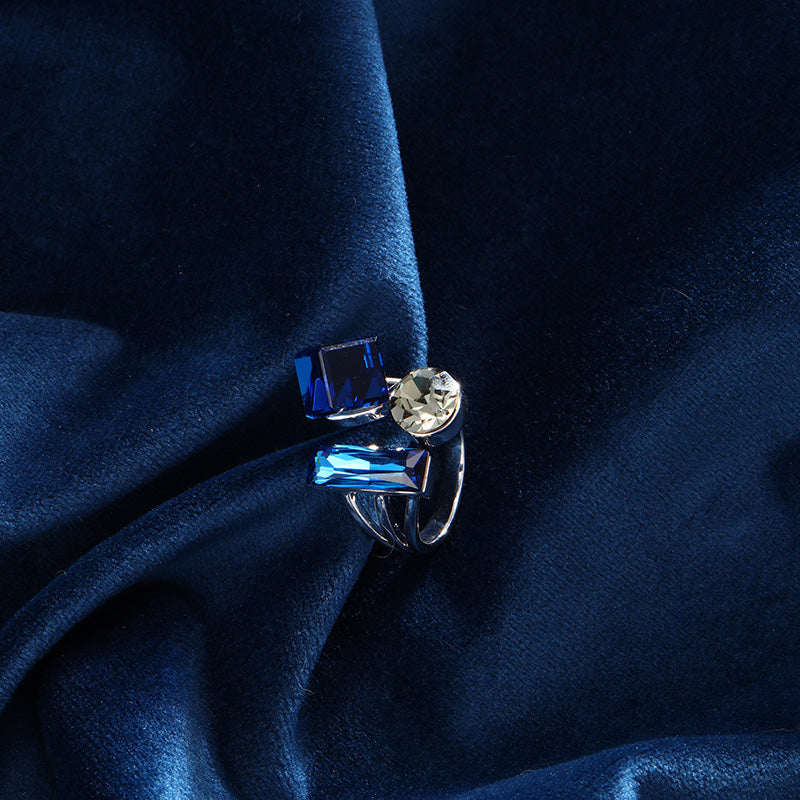 S2172R1 adjustable one-size-fits-all Engagement Ring simple elegant fine handmade gifts