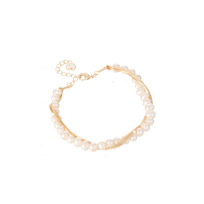 S2187C1 Pearl Bracelet Bangle Hand Chain fine handmade gifts