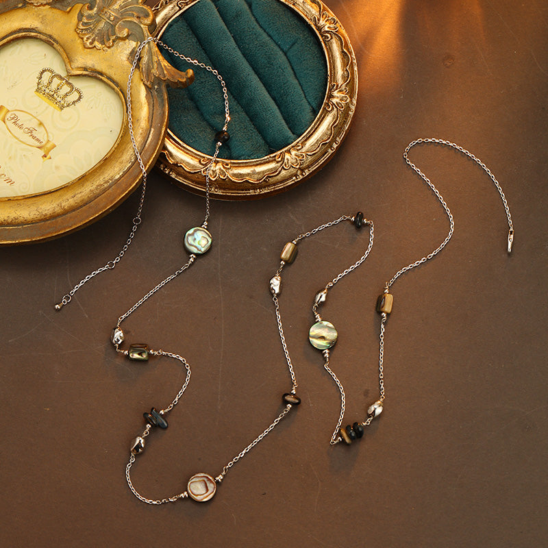 S2833N1 Pearl Necklace Eyeglass chain fine handmade gifts