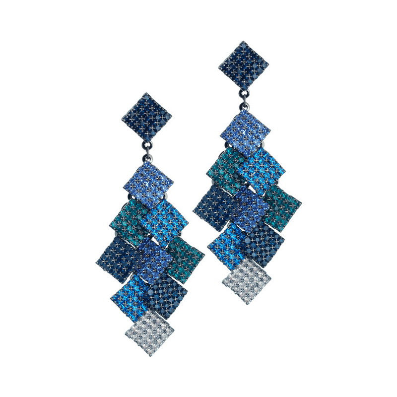 S4438E1 geometric Earrings Stud Ear Accessories fine handmade gifts