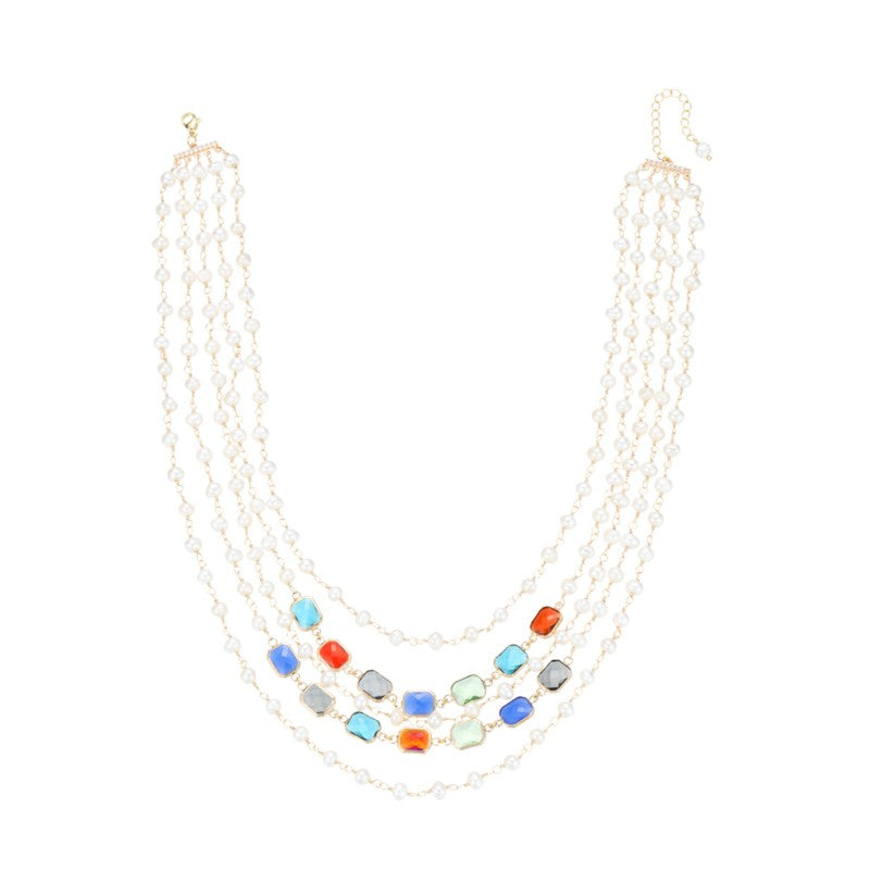 S2827N1 necklace Colorful Festival