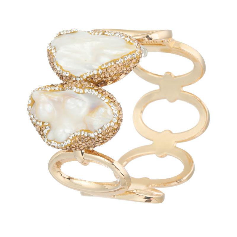 S2197C1 Pearl Bracelet Bangle Hand Chain fine handmade gifts