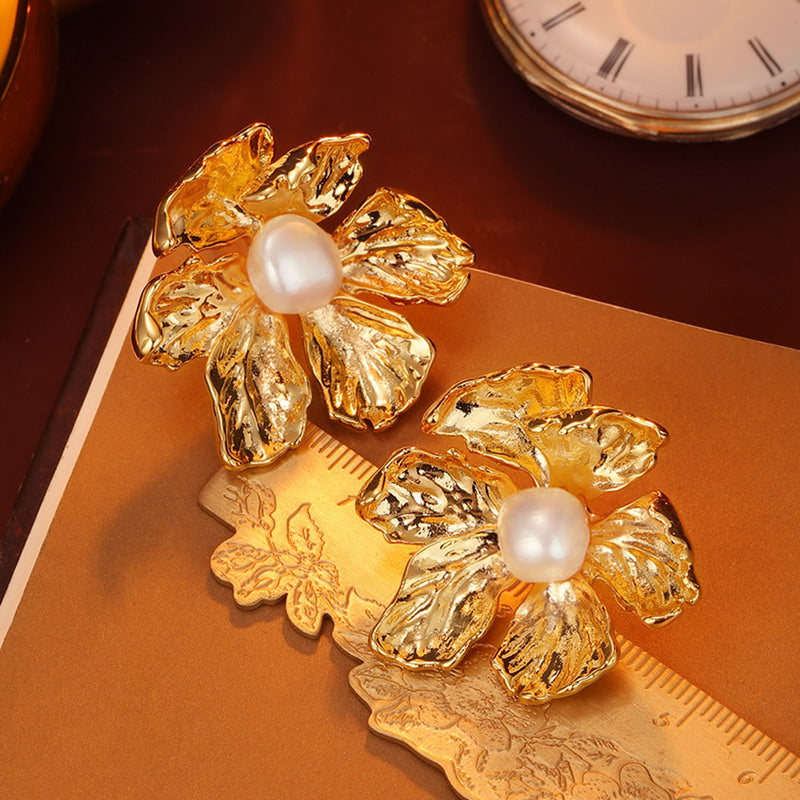 S4781E1 Pearl Earrings Stud Ear Accessories fine handmade gifts