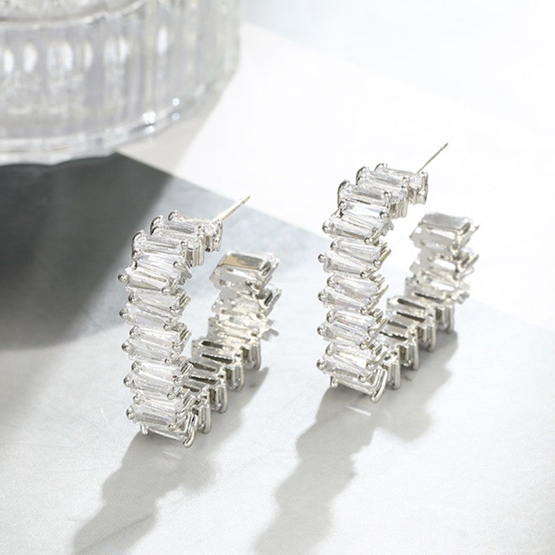 S4929E1 geometric Earrings Stud Ear Accessories fine handmade gifts