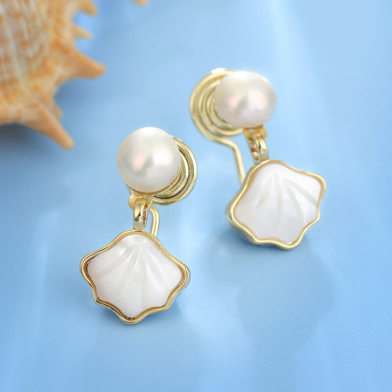 S4604E1 Pearl Stud Ear Accessories Earrings fine handmade gifts