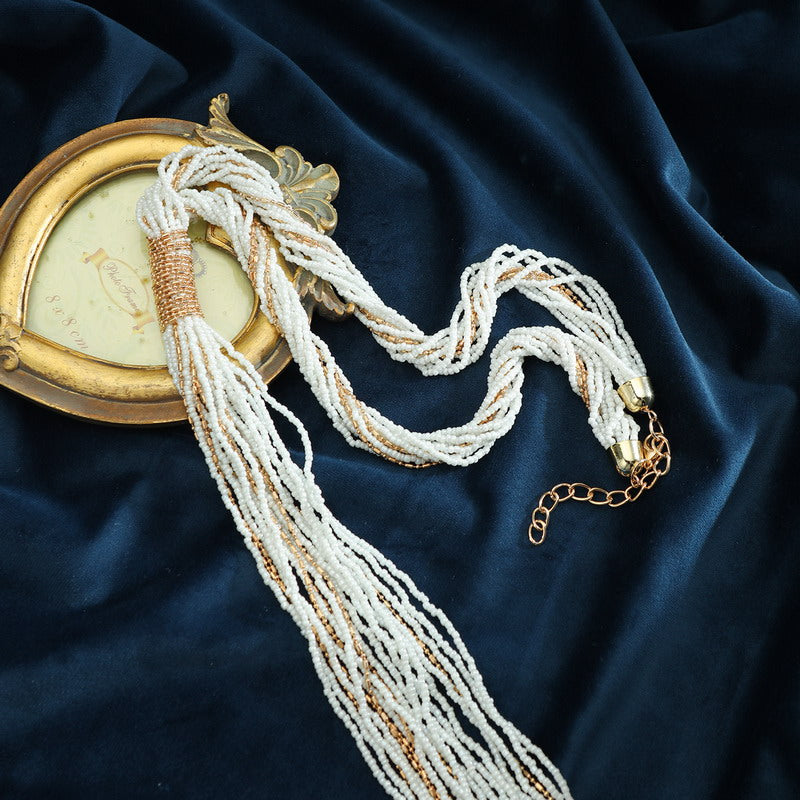 S2664N1 Long Necklace Sweater chain with tassels fine handmade gifts