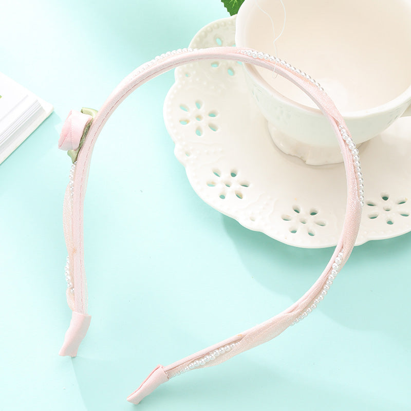 S2854H1 Anti-Slip Flower Rose Hair accessories Hairband Hair Hoop fine handmade gifts