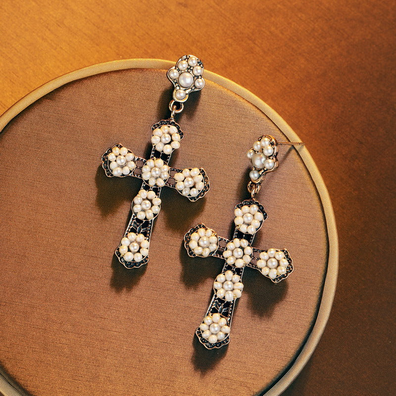 S4775E1 Pearl Earrings Stud Ear Accessories fine handmade gifts