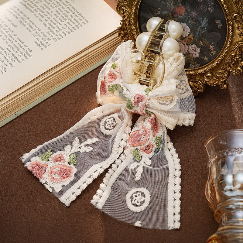S2808H1 flower Anti-Slip Hair accessories Hair Clip Claw Clip Hair Tie fine handmade gifts