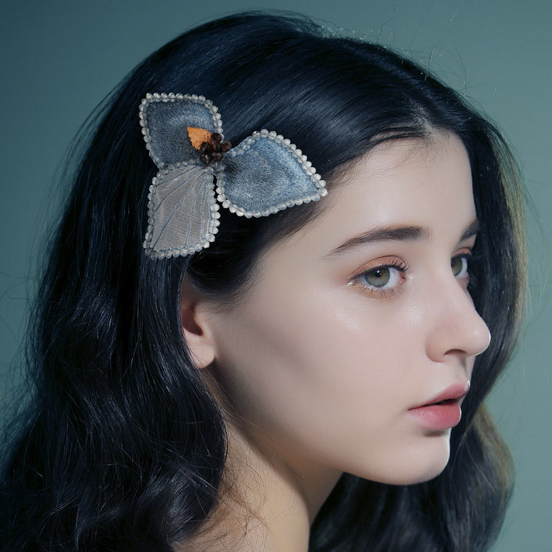 S2651H1 Anti-Slip Flower Hair accessories Side Clip Hair Clip fine handmade gifts