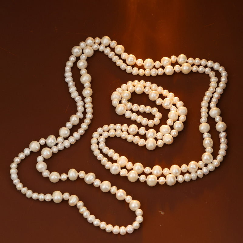S2576N1 Pearl Long Necklace Sweater chain fashion handmade gifts