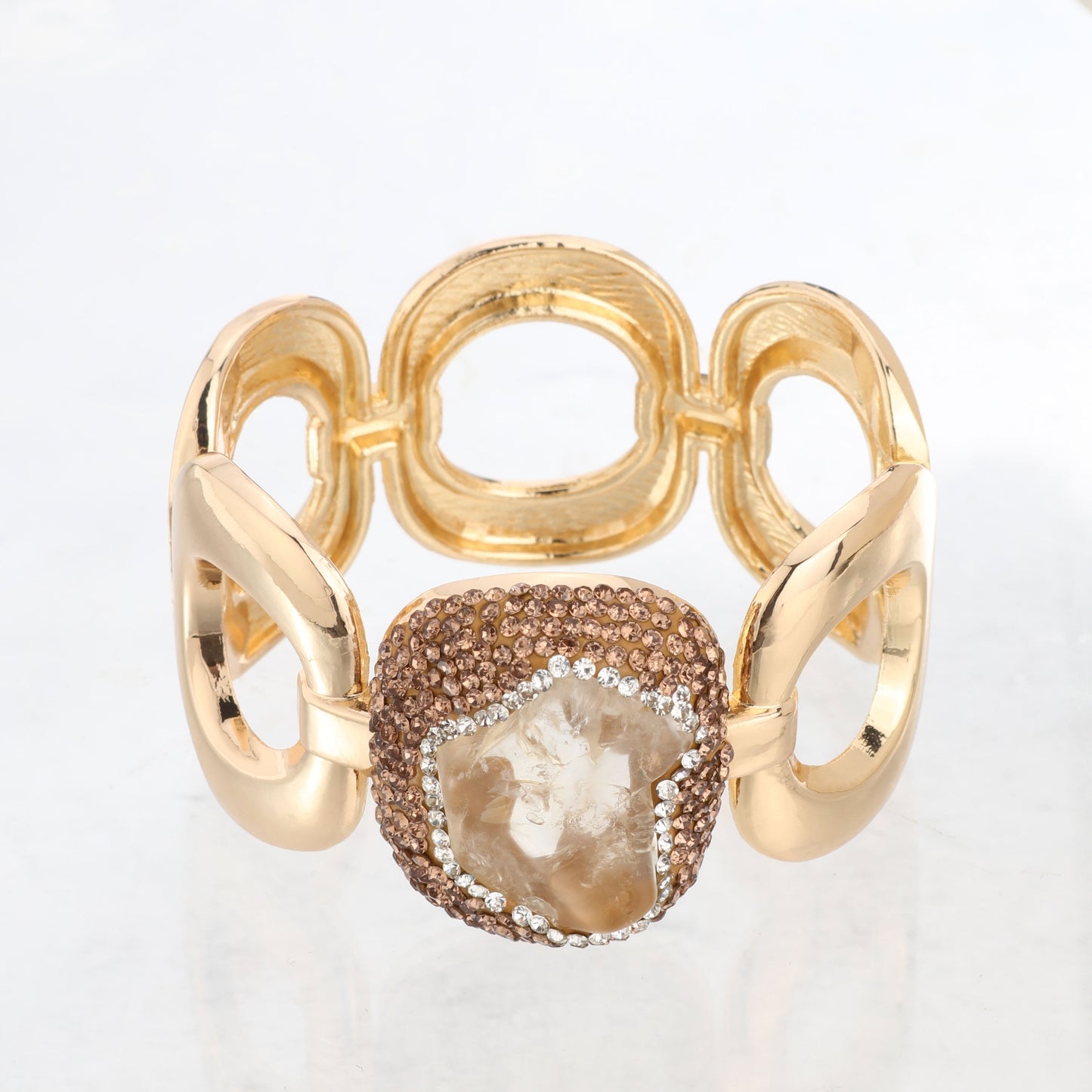 S2034W1 Citrine Bracelet Bangle Hand Chain fine handmade gifts