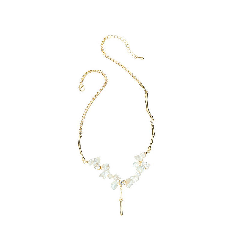 S2785N1 Pearl Sweater Chain Long Necklace Choker fine handmade gifts