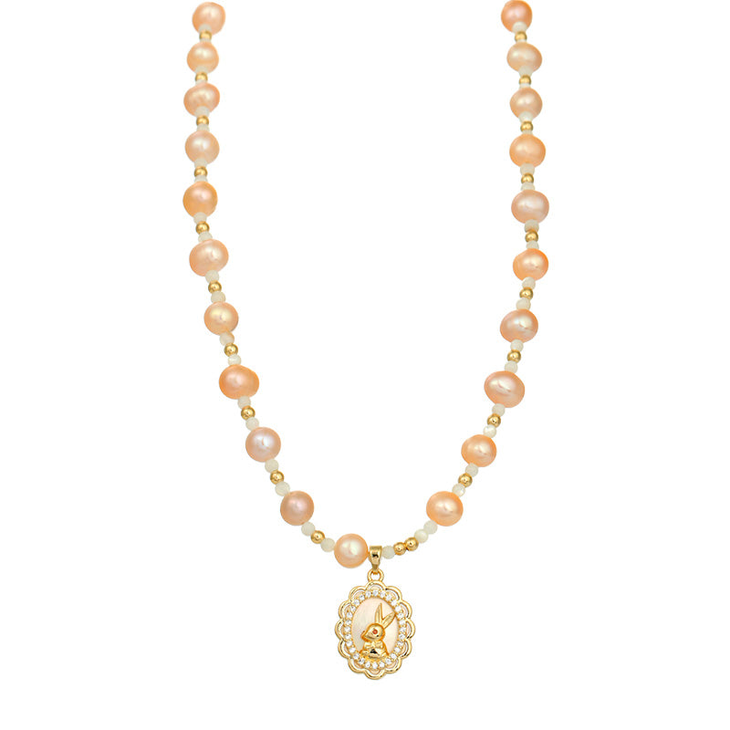 S2566N1 Pearl Sweater Chain Long Necklace fine handmade gifts
