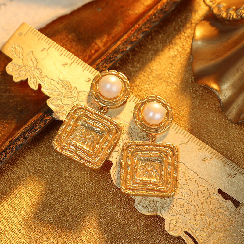 S4801E1 Pearl Earrings Stud Ear Accessories fine handmade gifts