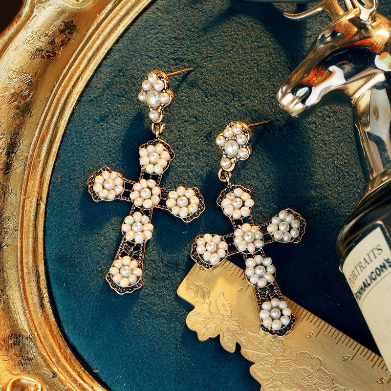 S4775E1 Pearl Earrings Stud Ear Accessories fine handmade gifts