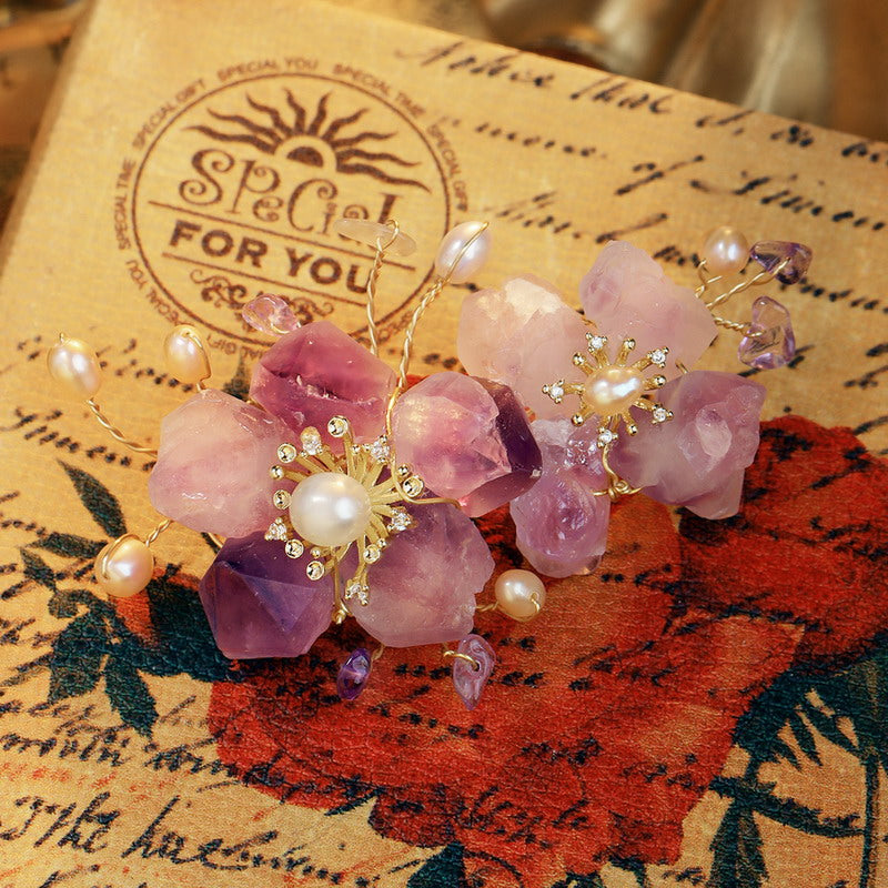 S2275B1 pearl Flower brooch Scarf Buckle fine handmade gifts