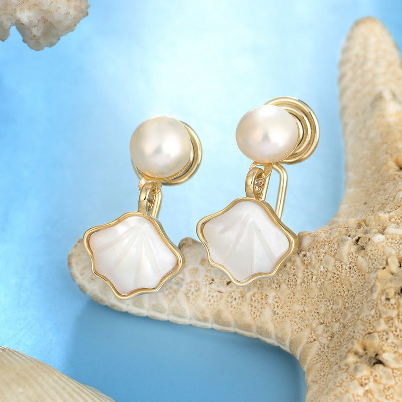 S4604E1 Pearl Stud Ear Accessories Earrings fine handmade gifts