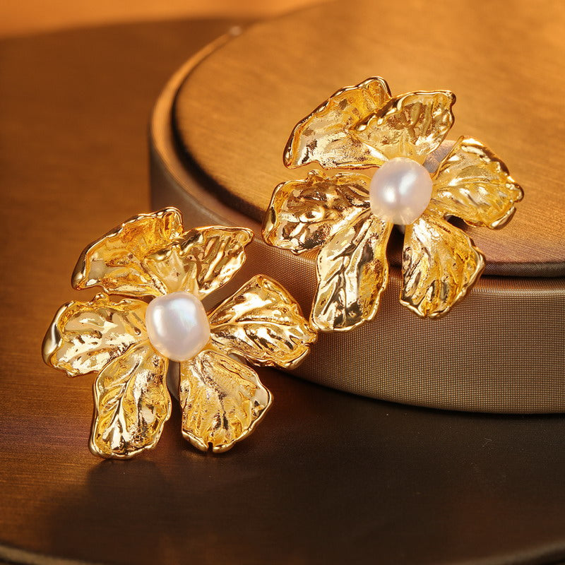 S4781E1 Pearl Earrings Stud Ear Accessories fine handmade gifts