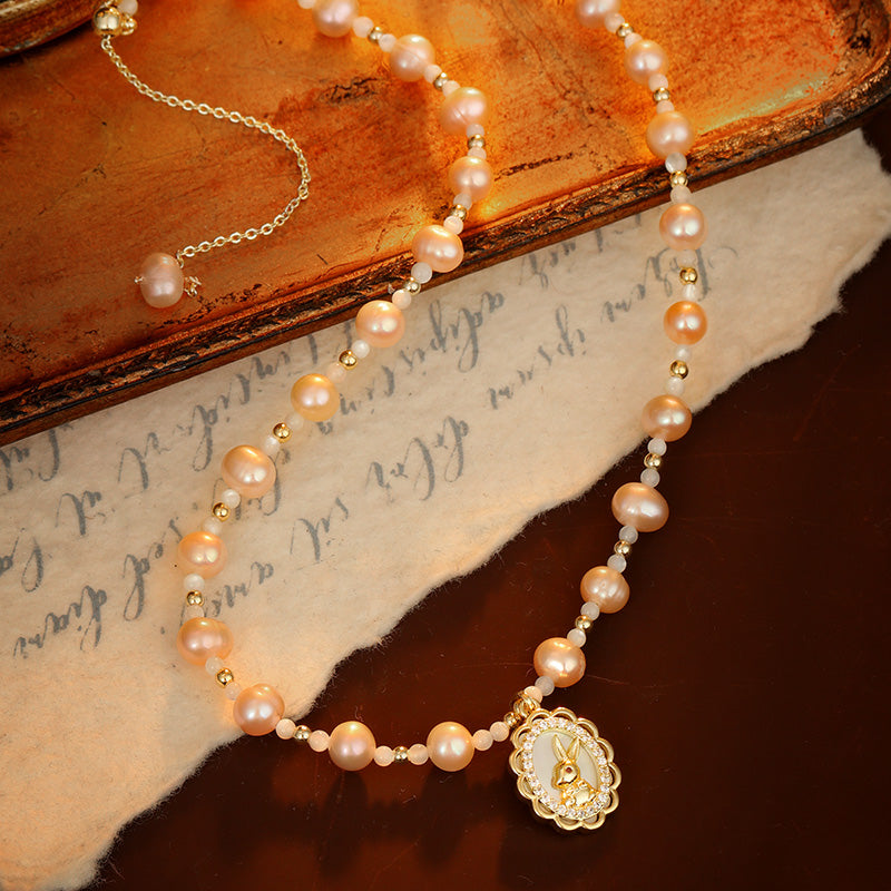 S2566N1 Pearl Sweater Chain Long Necklace fine handmade gifts