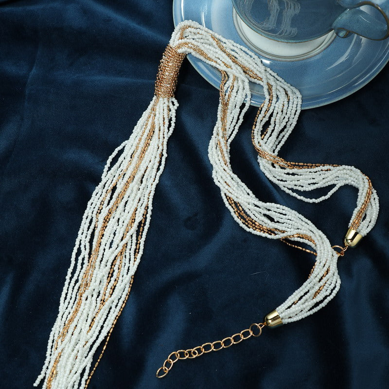 S2664N1 Long Necklace Sweater chain with tassels fine handmade gifts
