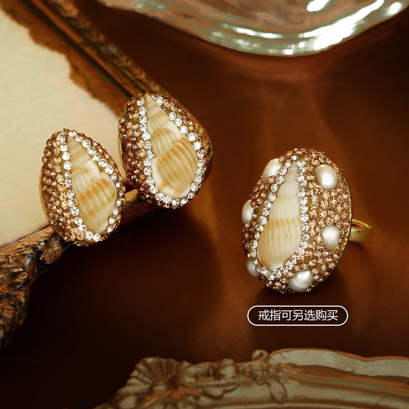 S4581E1 Earrings Stud Ear Accessories beautiful elegant fine handmade gifts