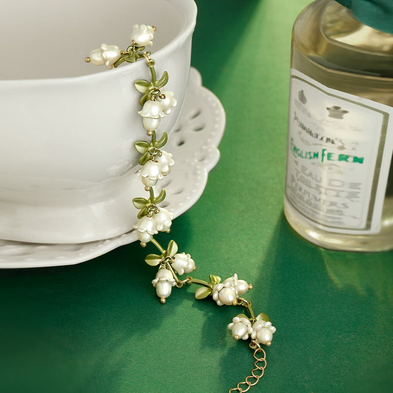 S2015C1 Pearl Flower Bracelet Bangle Hand Chain fine handmade gifts