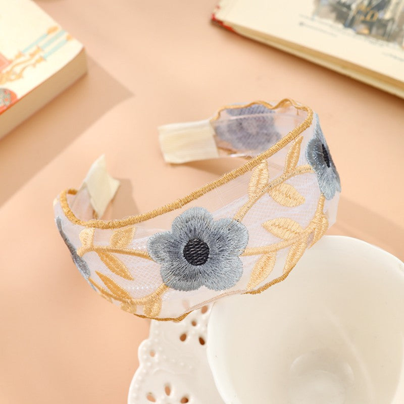S2950H1 Hair Hoop Pastoral Flower Language 1