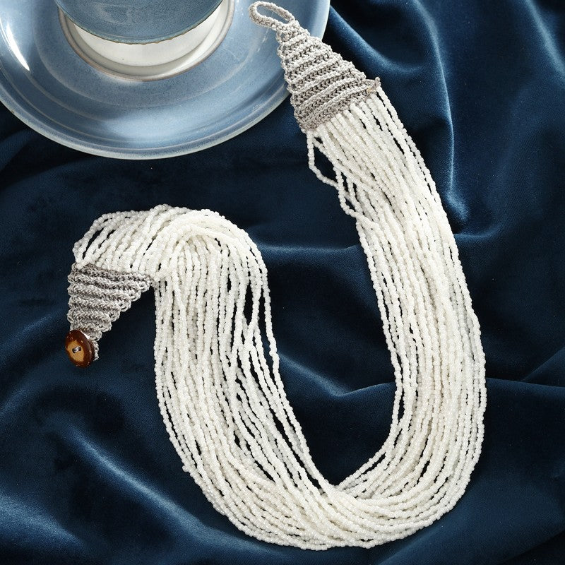 S2803N1 Sweater Chain Long Necklace Choker with tassels fine handmade gifts