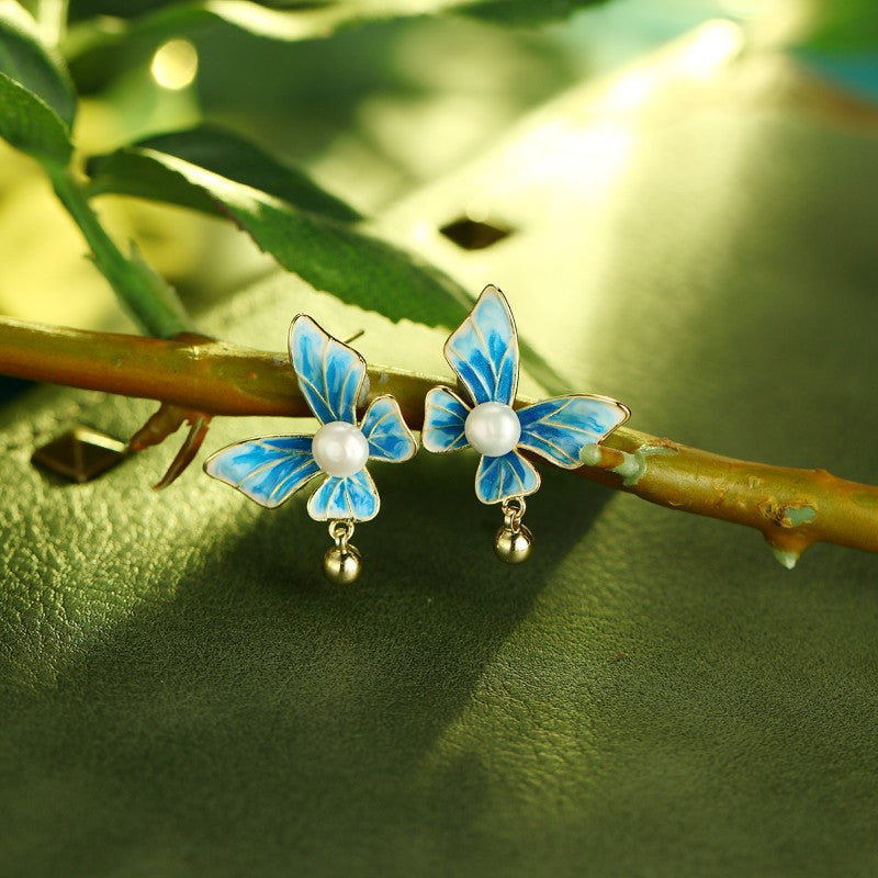 S4935E1 Pearl Earrings Stud Ear Accessories fine handmade gifts