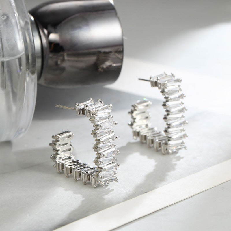 S4929E1 geometric Earrings Stud Ear Accessories fine handmade gifts