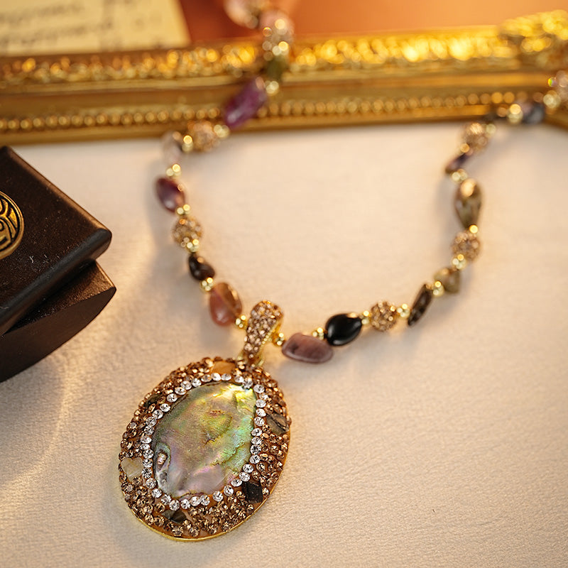 S2683N1 Pure Tourmaline Sweater Chain Long Necklace fine handmade gifts