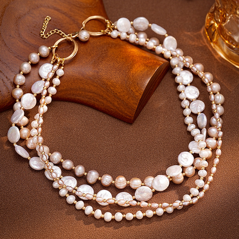 S2650N1 Pearl Long Necklace Sweater Chain Choker fashion handmade gifts