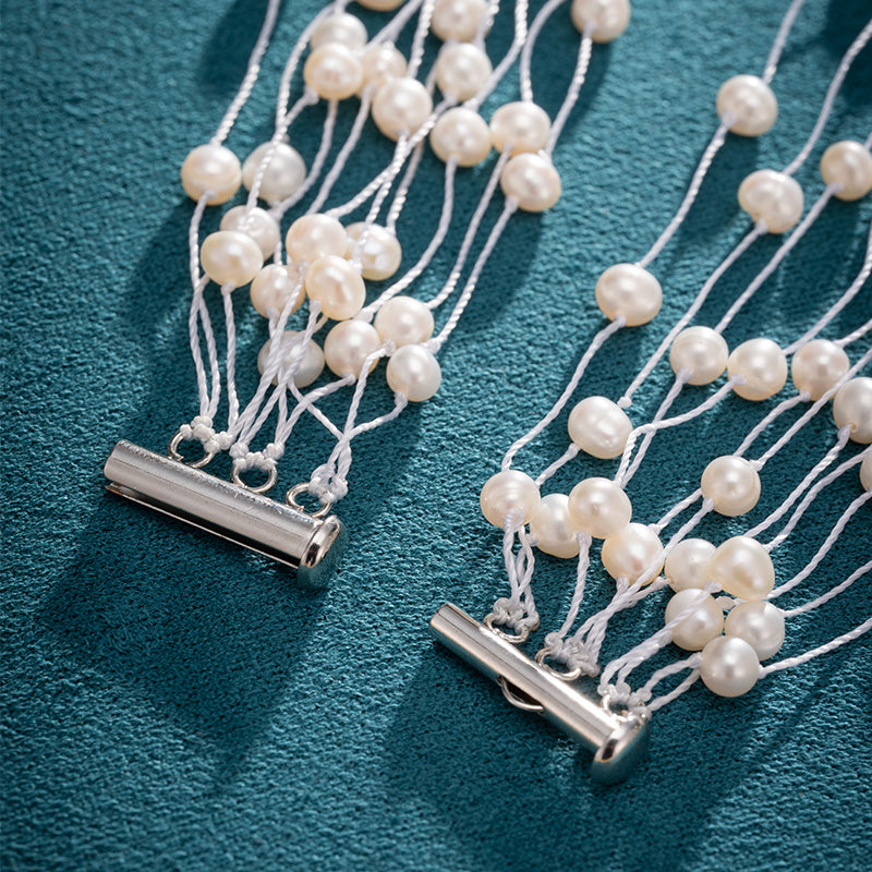 S2658N2 Pearl Sweater Chain Long Necklace with tassels fashion handmade gifts