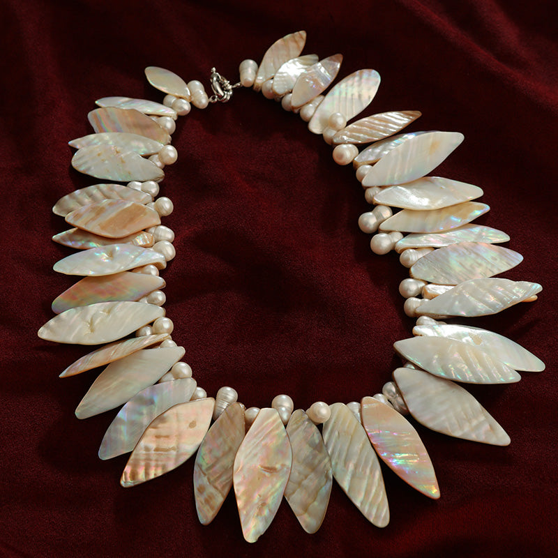 S2386N1 Pearl Sweater Chain Long Necklace fine handmade gifts