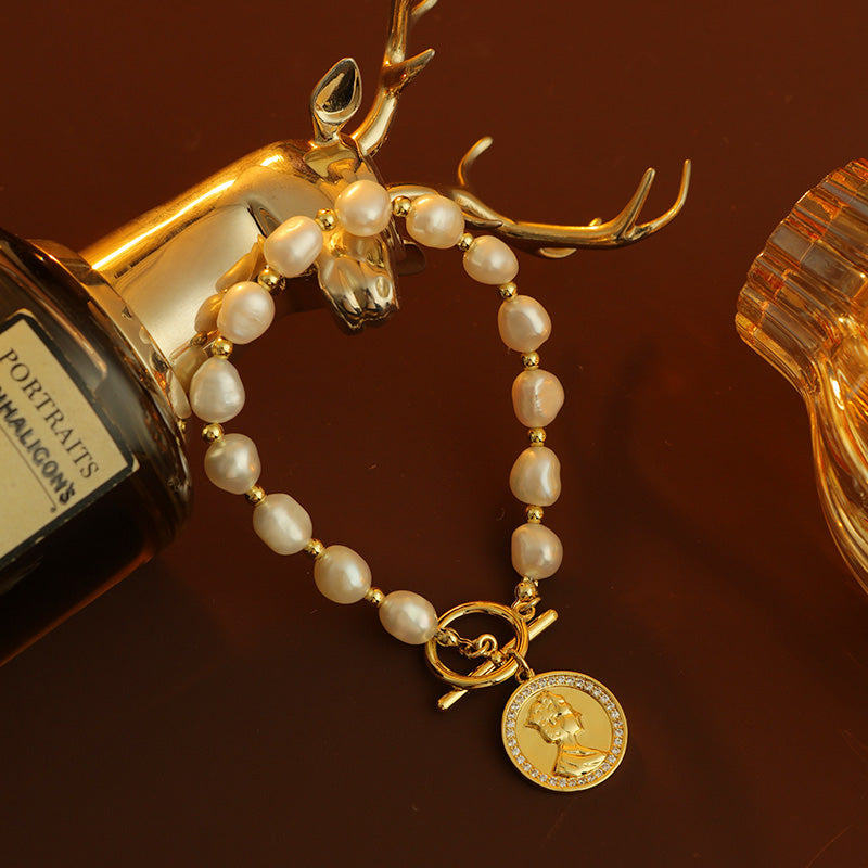 S2013C1 Pearl Bracelet Bangle Hand Chain fine handmade gifts