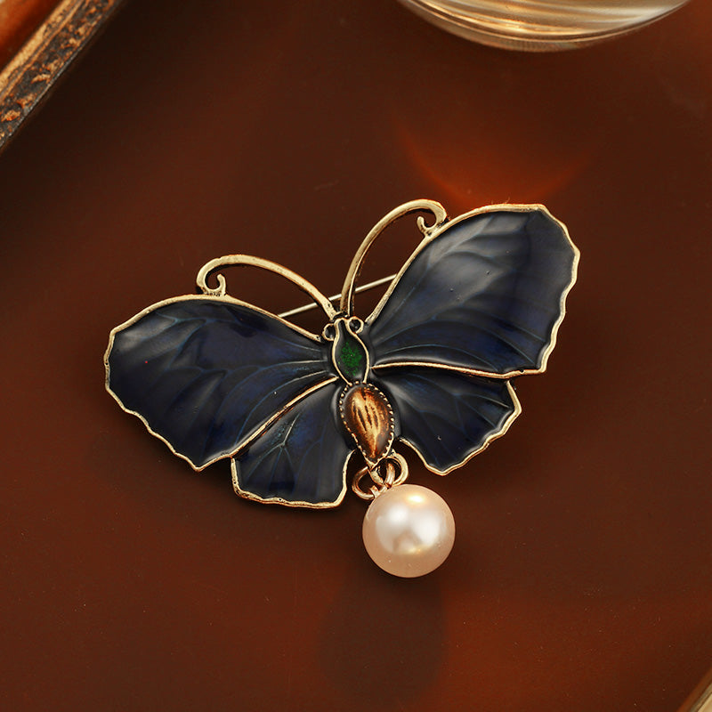 S2174B1 butterfly Brooch Scarf Buckle fine handmade gifts