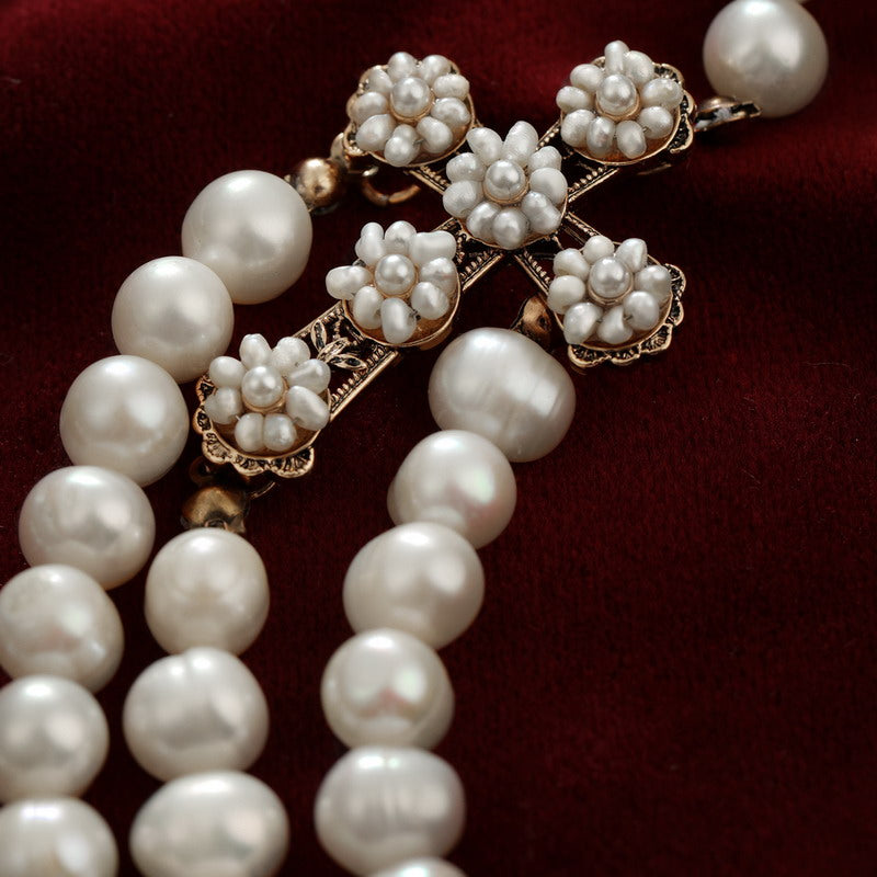 S2438N1 Pearl Sweater Chain Long Necklace fine handmade gifts